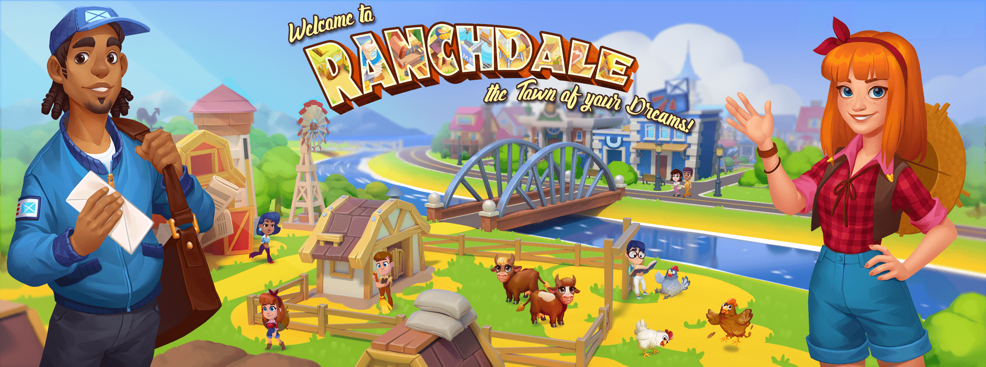 Ranchdale: Farm & City Building